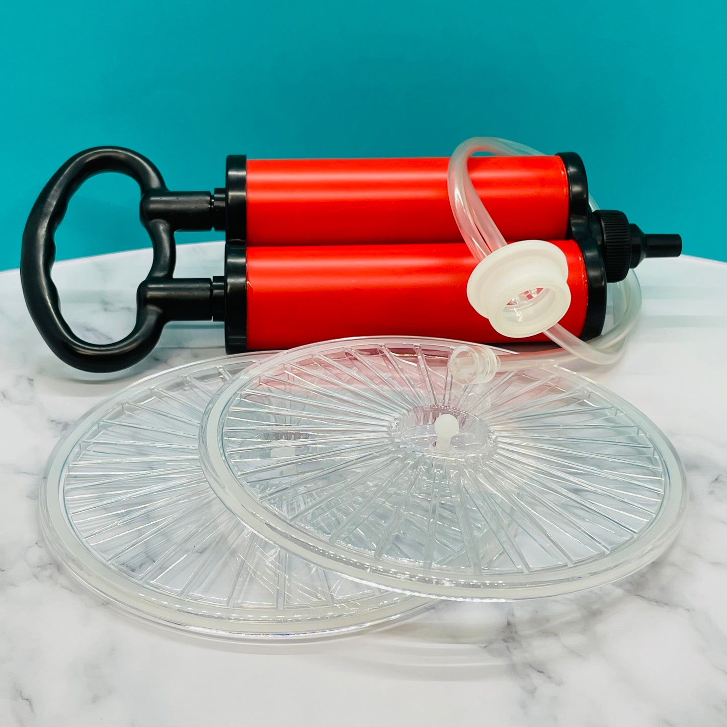 Vacuum Lids & Manual Pump Starter Bundle